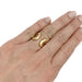 Bague 48 Bague Cartier vintage, "Double C", trois ors. 58 Facettes 31301