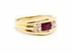 Bague 53 Bague Or jaune Rubis 58 Facettes 713701CN