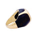Ring 52 Boucheron ring, “Chevalière”, yellow gold, wood and diamonds. 58 Facettes 33173