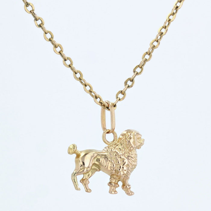 Pendentif Breloque caniche en or 58 Facettes CVP34