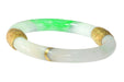 Vintage Jade Bracelet with 18k Gold Fittings: The Silent Chronicles of a Victorian Bracelet 58 Facettes 19254-0157