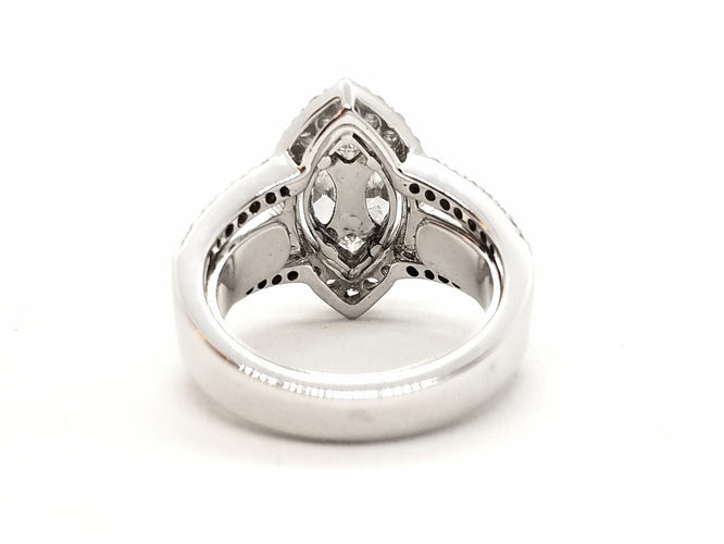 Bague 51 Bague Or blanc Diamant 58 Facettes 578750RV