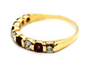 Ring 50 Half alliance ring Yellow gold Ruby 58 Facettes 1733144CN