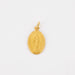 Yellow gold religious medal pendant 58 Facettes