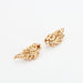 Earrings Foliage ear clips Diamonds and yellow gold 58 Facettes