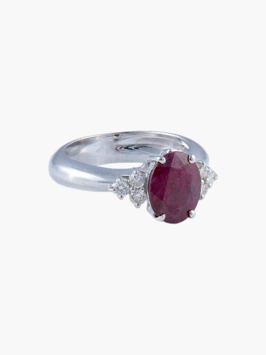 Bague 52 Bague Rubis et Diamants 58 Facettes