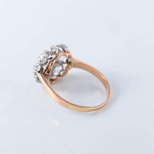 Bague 59 Bague Pompadour en or 18ct et diamants 58 Facettes