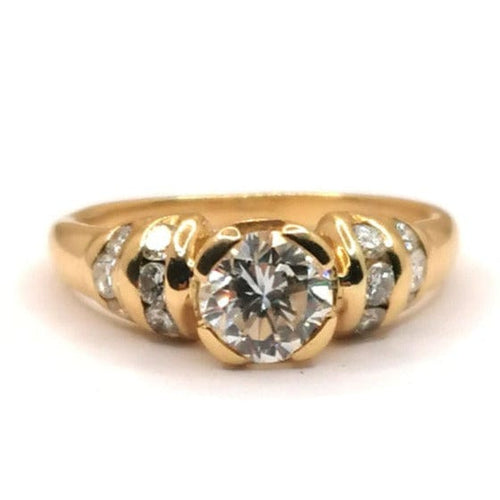 Bague Bague Diamants Or jaune 58 Facettes 2655
