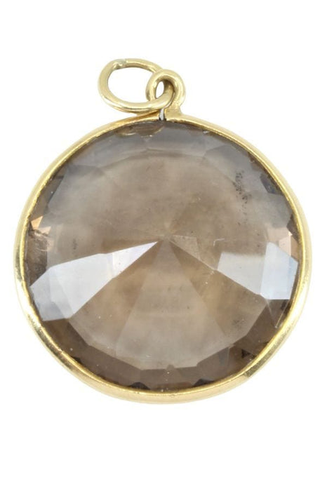 Pendentif PENDENTIF MODERNE QUARTZ FUMÉ 58 Facettes 046911