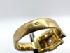 Ring 56 Art Deco Tank ring in yellow gold, platinum and diamonds 58 Facettes 24/10-10
