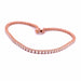 Bracelet Tennis bracelet in pink gold & diamonds 58 Facettes