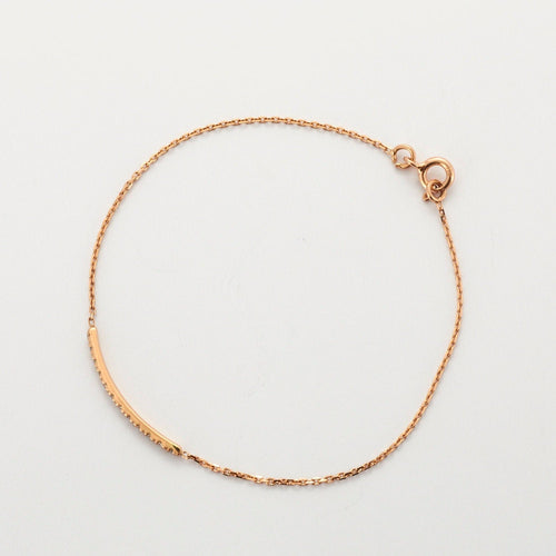 Bracelet Bracelet Or barrette de Diamants 58 Facettes