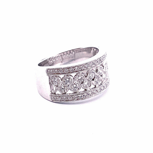 Bague Bague bulles de Diamants Platine 58 Facettes