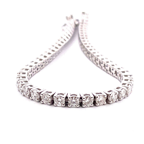 Bracelet Bracelet rivière de diamants 5,50 carats 58 Facettes