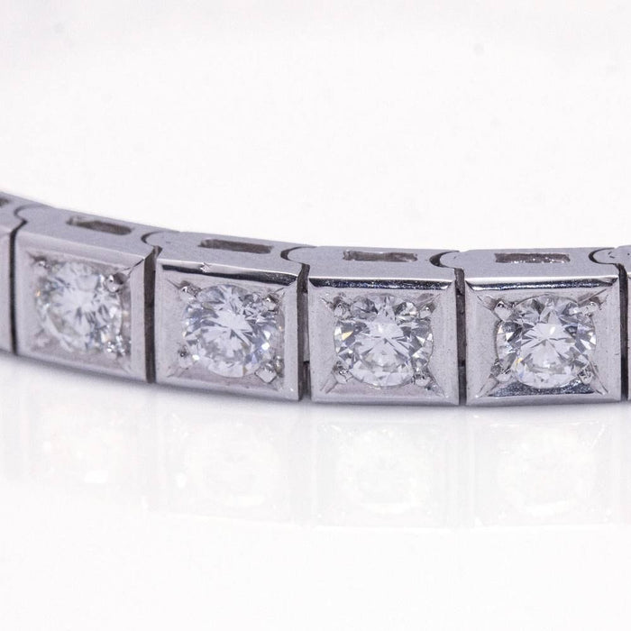 Bracelet Bracelet RIVIERE en Or Blanc et Diamants 58 Facettes D360601LF