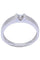Bague 54 Solitaire en or blanc, diamants 58 Facettes 063591