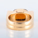 Ring 48 Art Deco citrine tank ring from Madeira 58 Facettes