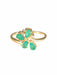 Bague 52 Bague Fleurette Emeraudes 58 Facettes