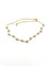 Collier Collier choker or jaune et oxydes de zirconium 58 Facettes