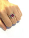 Ring 51.5 White Gold Art Deco Ring pink stone 58 Facettes 985543