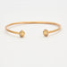 Bracelet Open bangle bracelet in pink gold with diamonds 58 Facettes