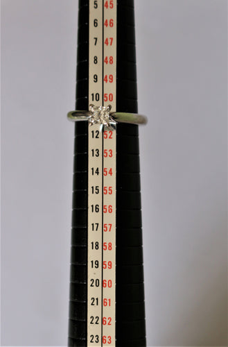 Bague 51 Bague solitaire taille princesse 58 Facettes 396