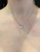 White Gold and Diamond Chain and Pendant Necklace 58 Facettes
