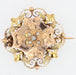 Brooch Old rose gold collar brooch and fine pearls 58 Facettes 07-077
