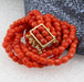 Bracelet Bracelet ancien perles de corail facettées 58 Facettes 20-534