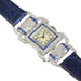 Montre Leon Hatot - Montre en platine avec diamants et saphirs 58 Facettes 22063-0070