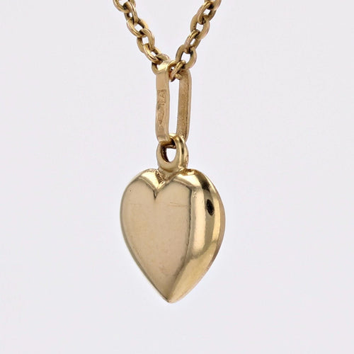 Pendentif Pendentif coeur bombé or jaune 58 Facettes CVP76