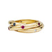 Bague 52 Bague Cartier, "Constellation", or jaune, saphirs, diamants, rubis. 58 Facettes 30867