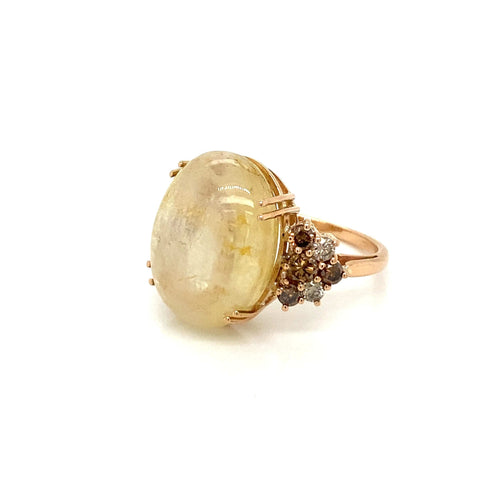 Bague 57 Bague cocktail Diamant Saphir 58 Facettes