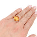 Ring 50 Pomellato “Veleno” ring in pink gold and citrine. 58 Facettes 31400