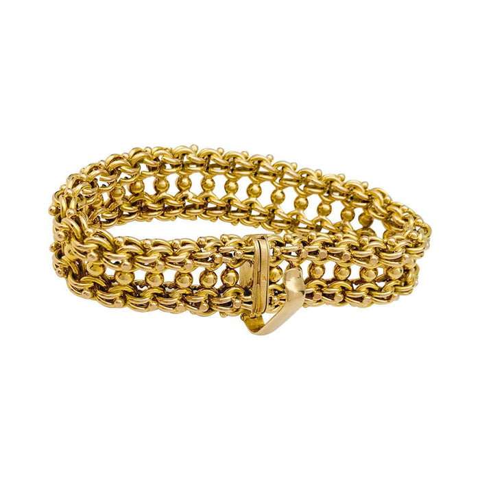 Bracelet Bracelet Vintage en or jaune. 58 Facettes 31718