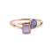 Bague Or Jaune BAGUE « TOI & MOI » OR 58 Facettes BO/220012/13
