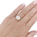 Ring 56 Mellerio ring, platinum and diamond. 58 Facettes 33413