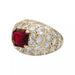 Bague 45 Bague M.Gérard en or jaune diamants et rubis. 58 Facettes 31267