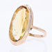 Bague 55 Bague marquise citrine 58 Facettes 22-447A