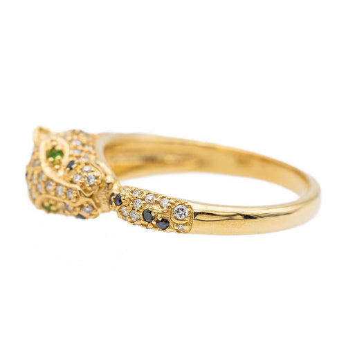 Bague 51 Bague Panthère Or jaune Diamant 58 Facettes 2737222CN