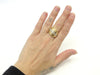 Bague 54 bague en or trinity jaune blanc rose sertie diamants 58 Facettes 255314