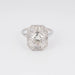 Ring Art Deco Diamond Ring Old Cut Platinum 58 Facettes