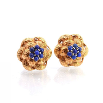 Boucles d'oreilles CHAUMET - Boucles d'oreilles lapis lazuli 58 Facettes 25267