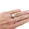 Bague 57 Bague diamant 1,59 carat, or blanc. 58 Facettes 30745