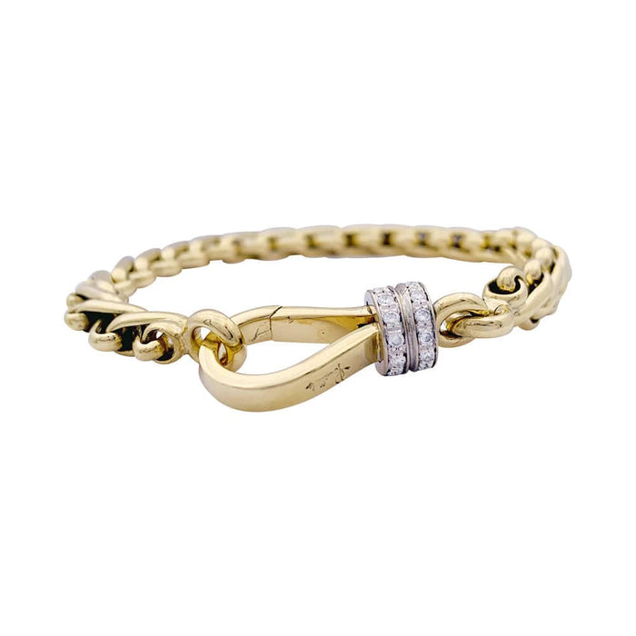 Bracelet Bracelet Pomellato, deux ors et diamants 58 Facettes 33250