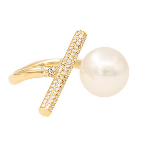 Bague 54 Bague Cocktail Or jaune Diamant 58 Facettes 1480251CN