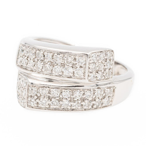 Bague 54 Bague Or blanc Diamant 58 Facettes 2360838CN