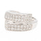Bague 54 Bague Or blanc Diamant 58 Facettes 2360838CN