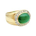 Ring 56 Hammerman Brothers ring, emerald, diamonds. 58 Facettes 31430