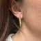 Boucles d'oreilles Créoles ovales Or jaune 58 Facettes REF23114-136